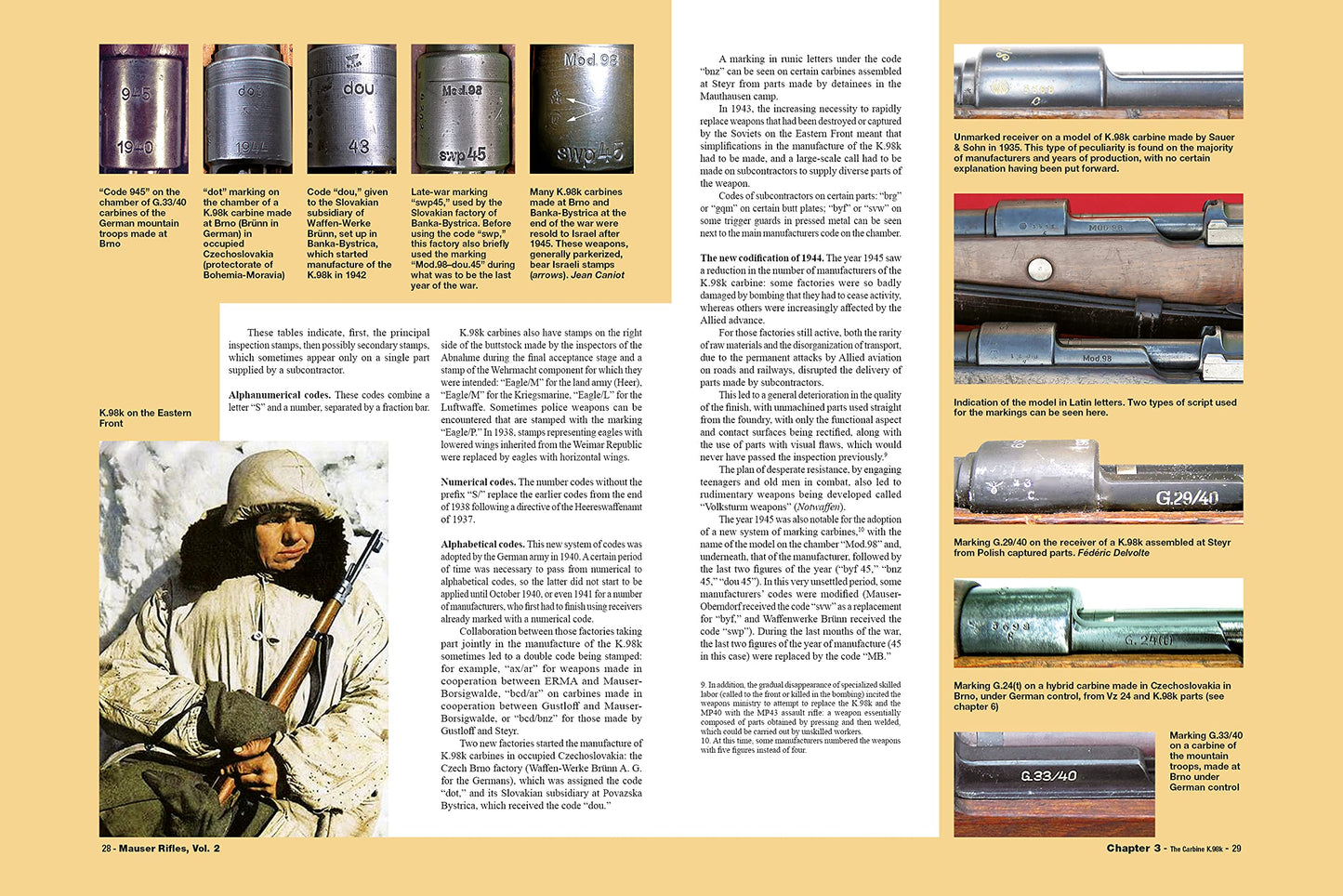 Mauser Rifles, Vol. 2: 1918-1945: G.98, K.98b, "Standard-Modell," K.98k, Sniper, Markings, Ammunition, Accessories
