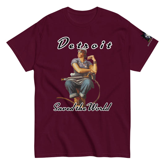 "Rosie the Riveter" Detroit Saved the World Shirt