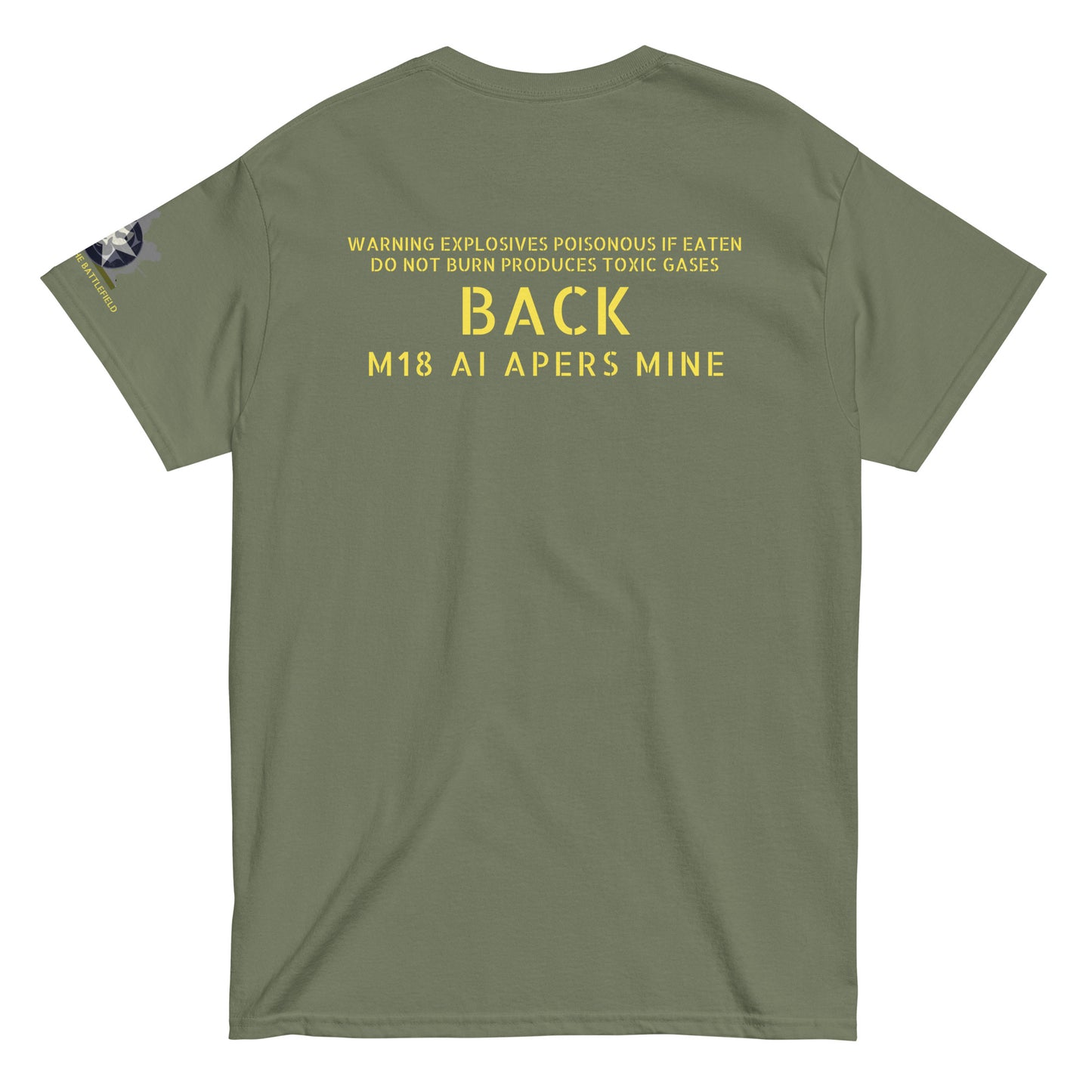 M-18 Claymore Mine T-Shirt - Double Sided Shirt