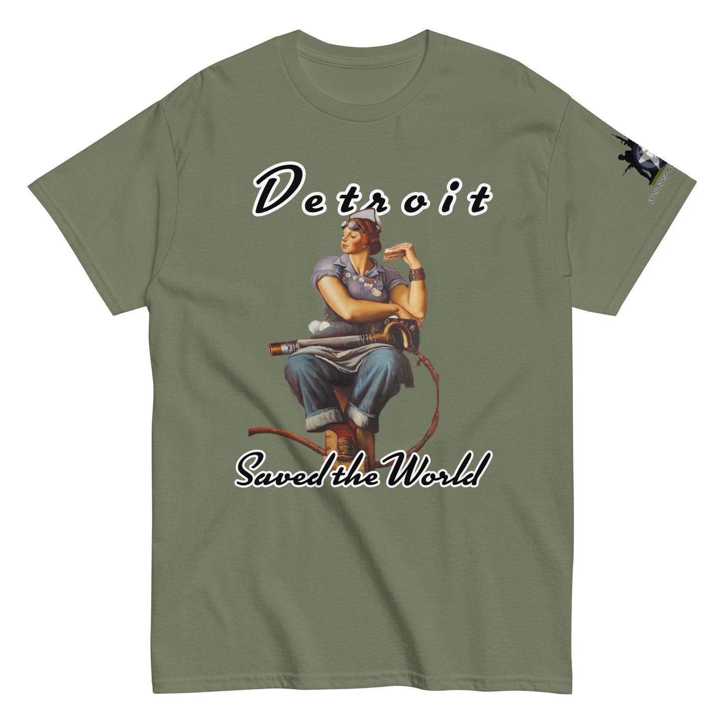 "Rosie the Riveter" Detroit Saved the World Shirt