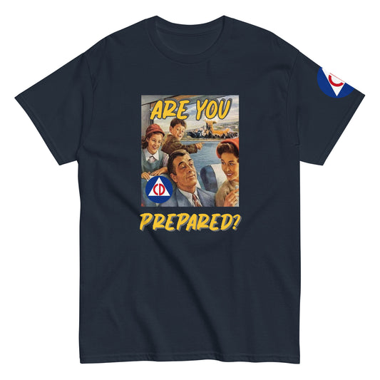 Civil Defense "Are You Prepared"  Novelty Shirt