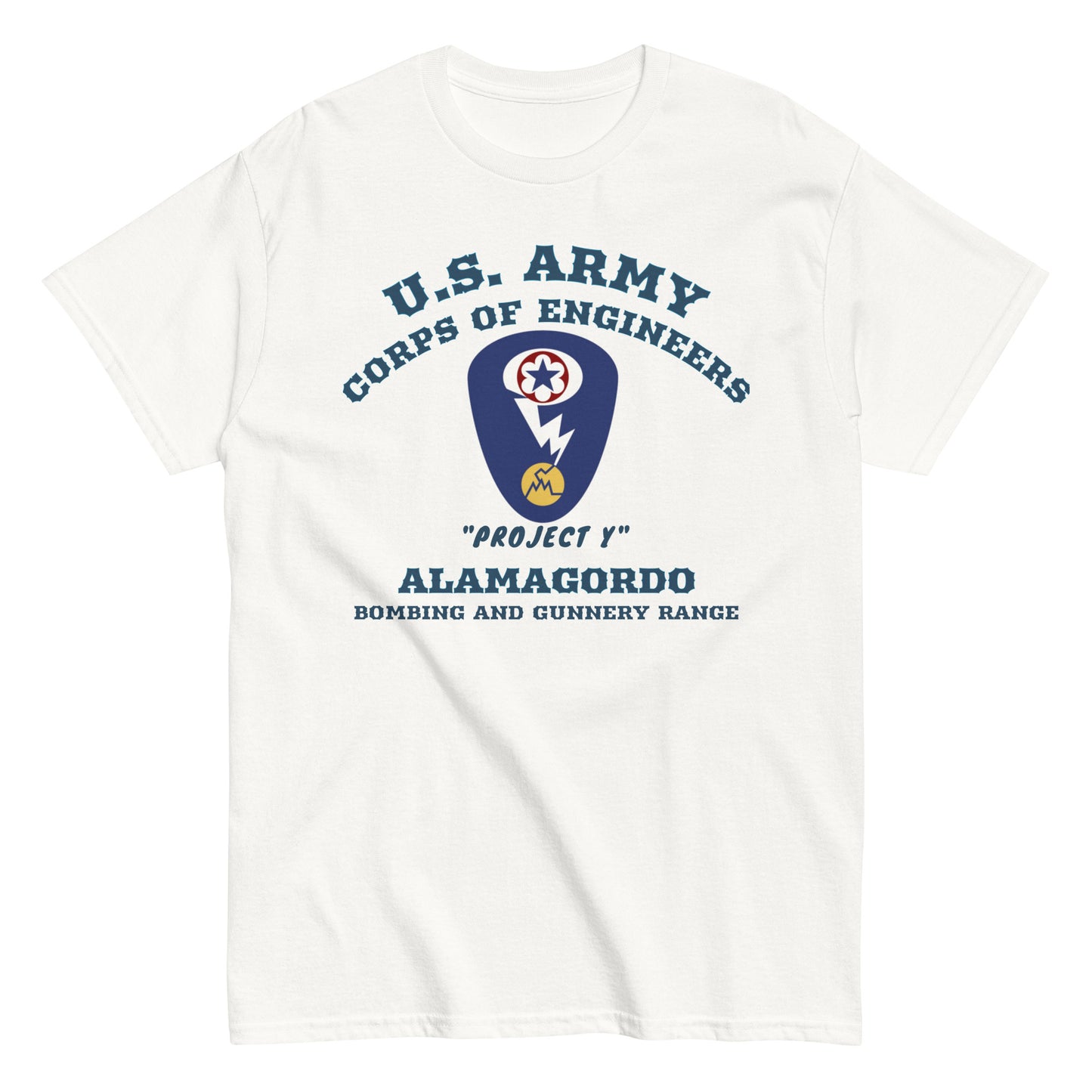 Los Alamos Ranch School A-Bomb Secret "Project Y" Military Shirt