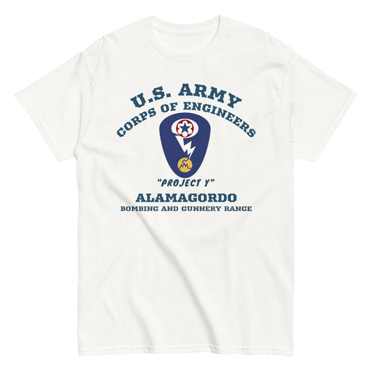 Los Alamos Ranch School A-Bomb Secret "Project Y" Military Shirt
