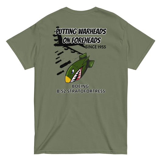 "Putting Warheads on Foreheads" USAF B-52 Stratofortress Shirt
