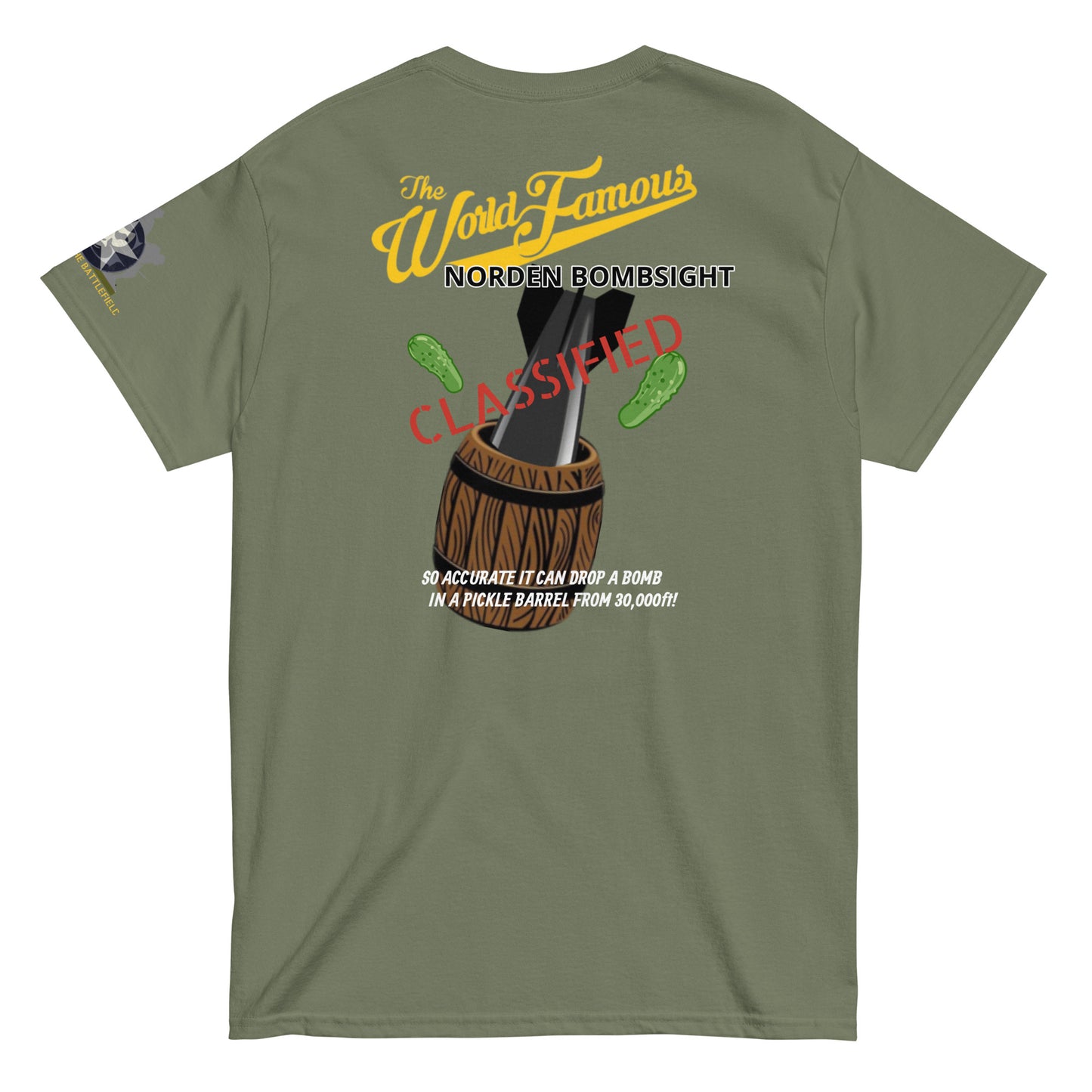 Ghosts of the Battlefields "Norden Bombsight" Pickle Barrel T-Shirt