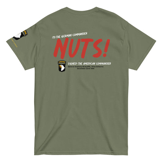 Ghosts of the Battlefield 101st Airborne Battle of the Bulge "NUTS" T-Shirt