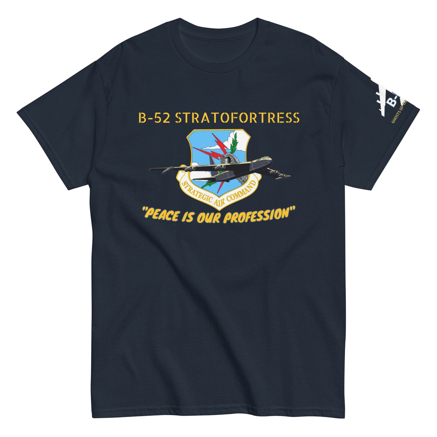 USAF B-52 Stratofortress Strategic Air Command "Peace Is Our Profession" T-Shirt