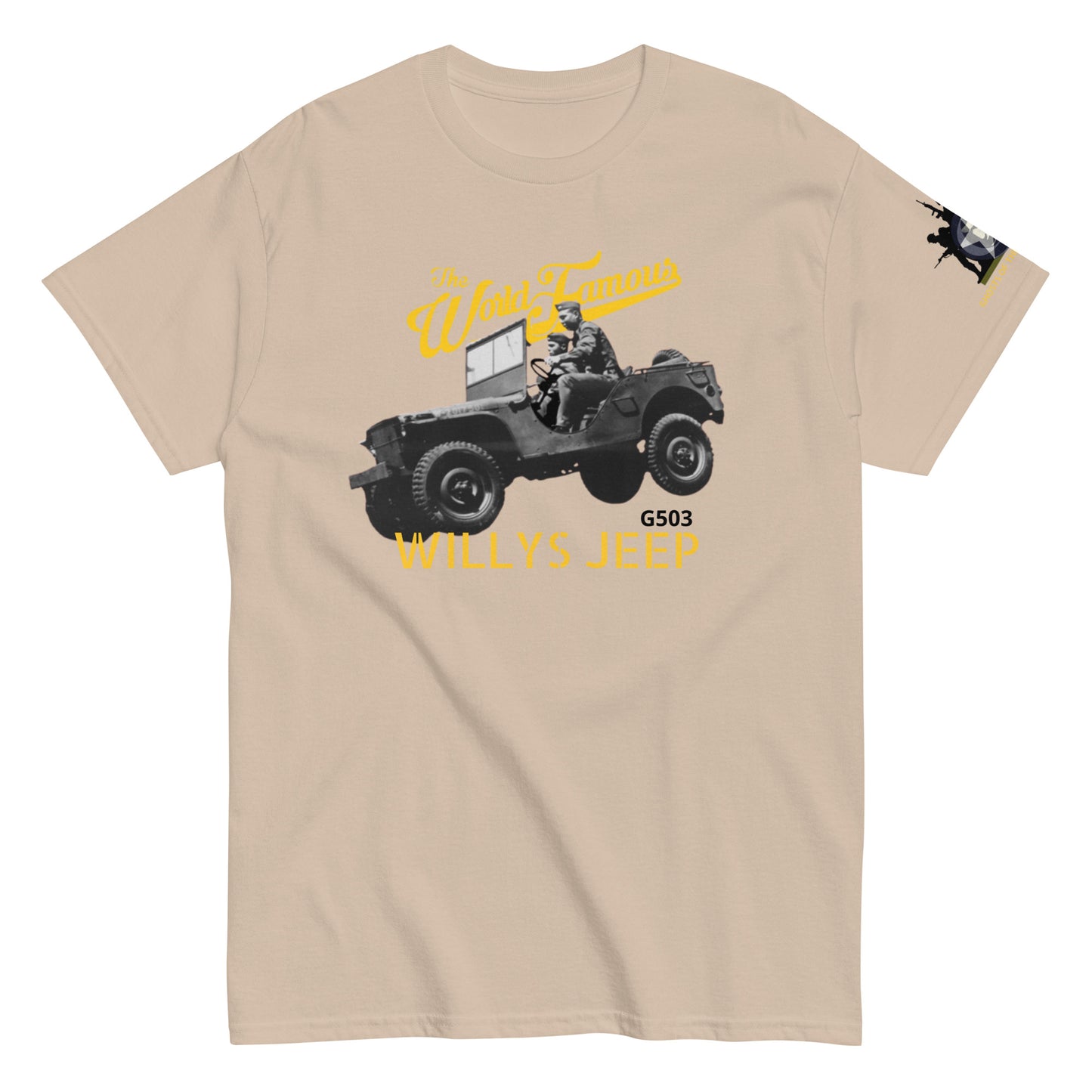 Ghosts of the Battlefield World Famous Willys Jeep T-Shirt