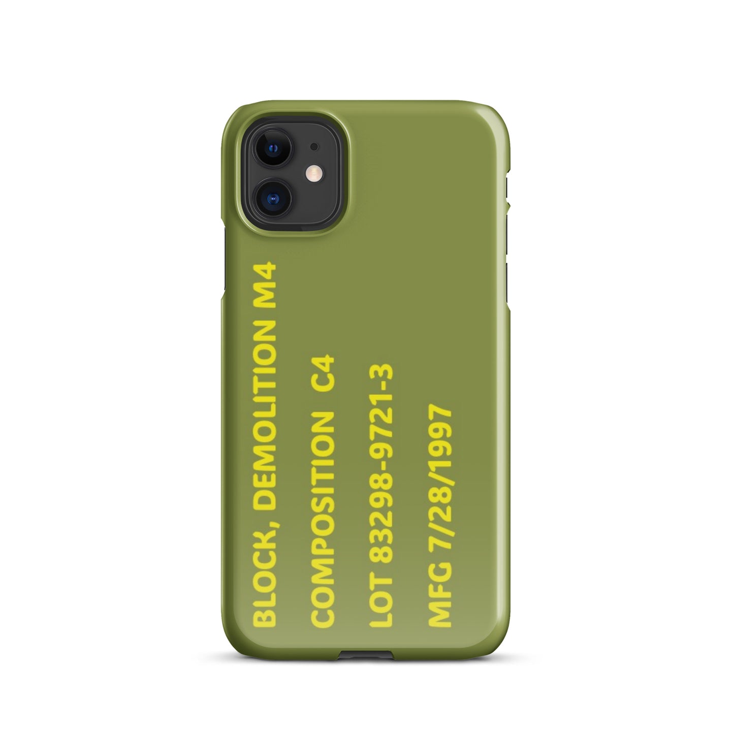 C4 Demolitions Block Cell Phone Cover I-phone