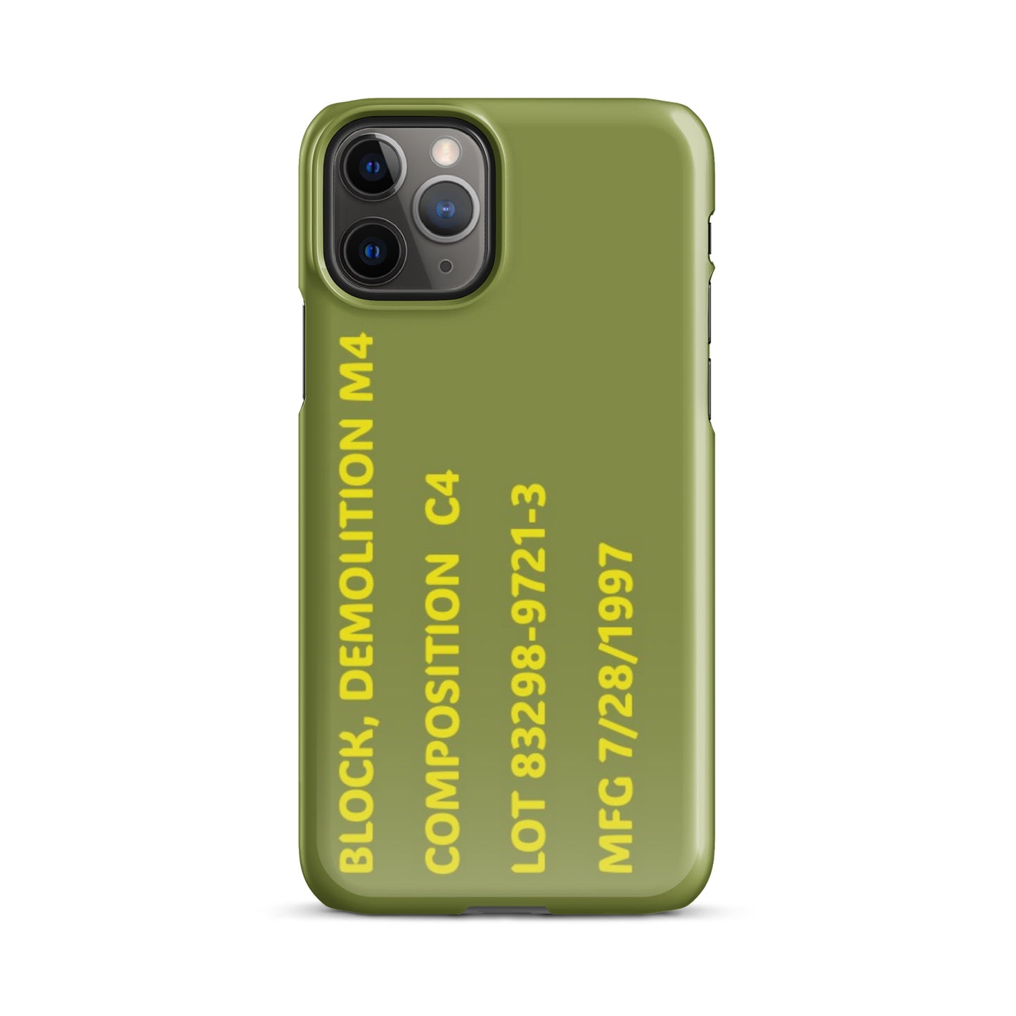 C4 Demolitions Block Cell Phone Cover I-phone