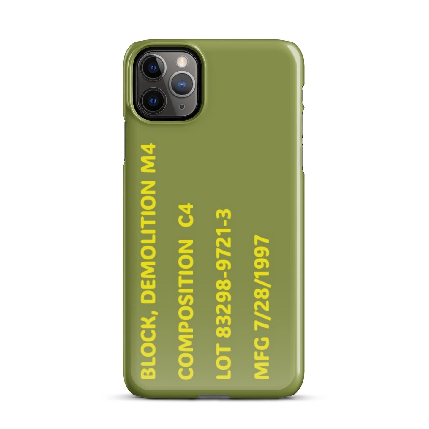 C4 Demolitions Block Cell Phone Cover I-phone