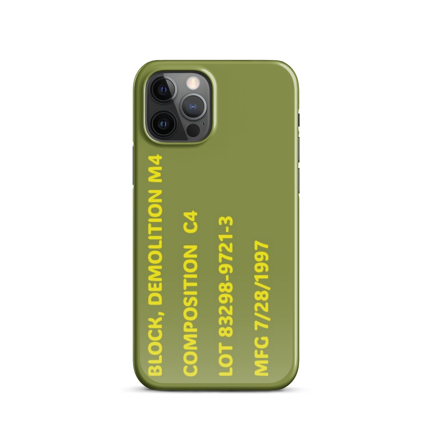 C4 Demolitions Block Cell Phone Cover I-phone