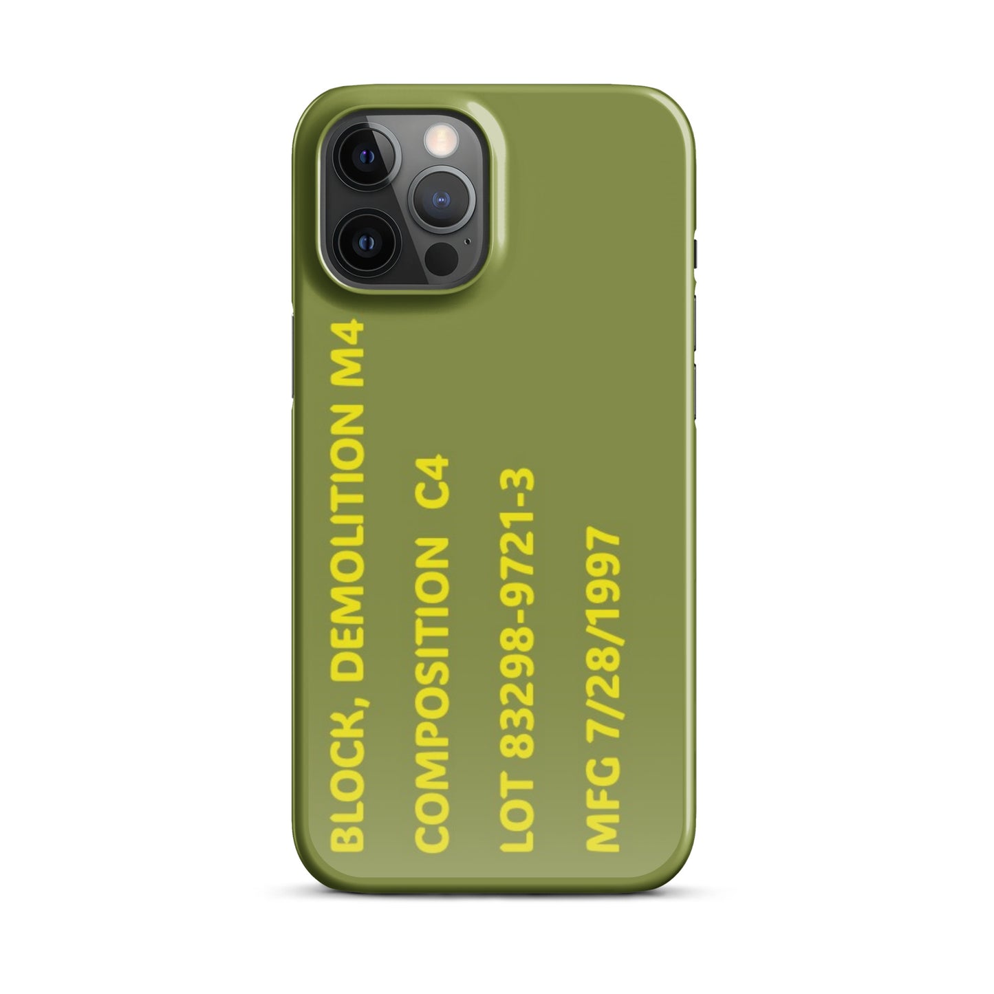 C4 Demolitions Block Cell Phone Cover I-phone