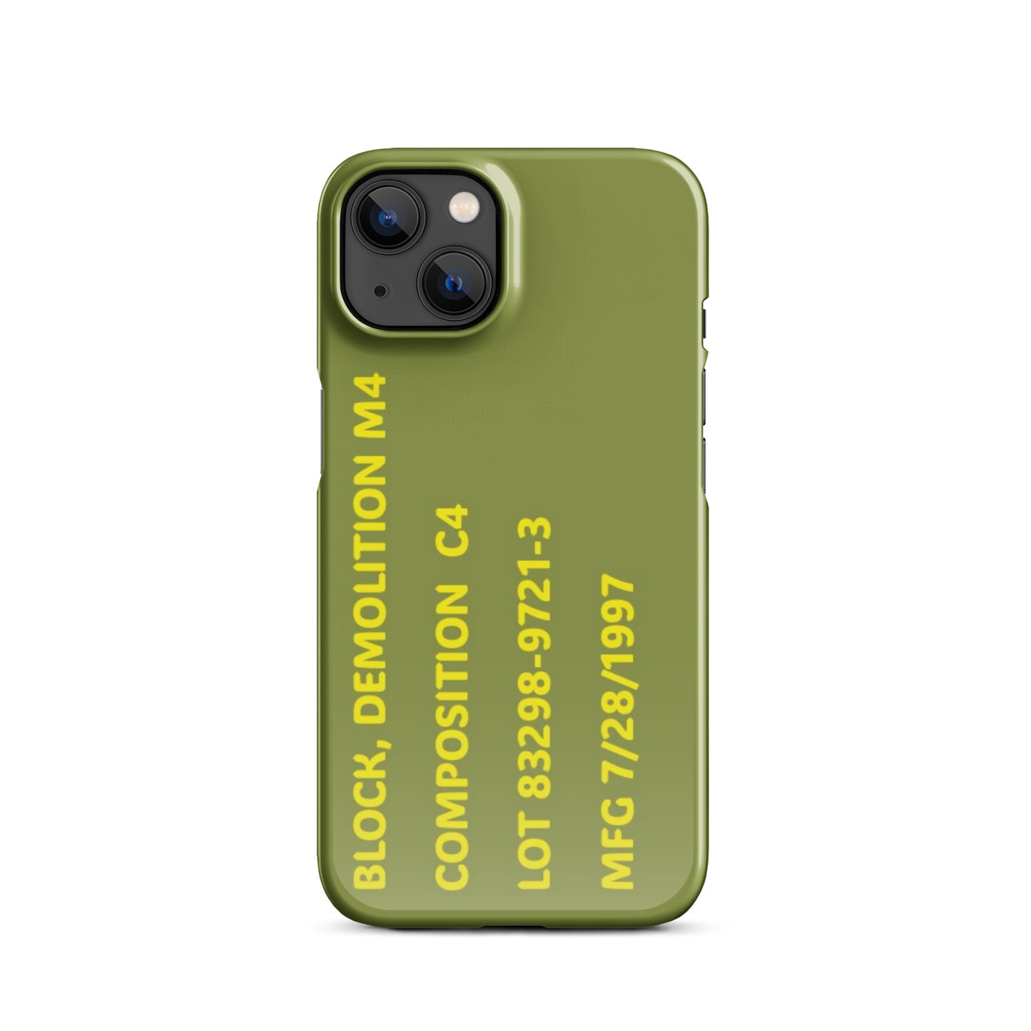 C4 Demolitions Block Cell Phone Cover I-phone