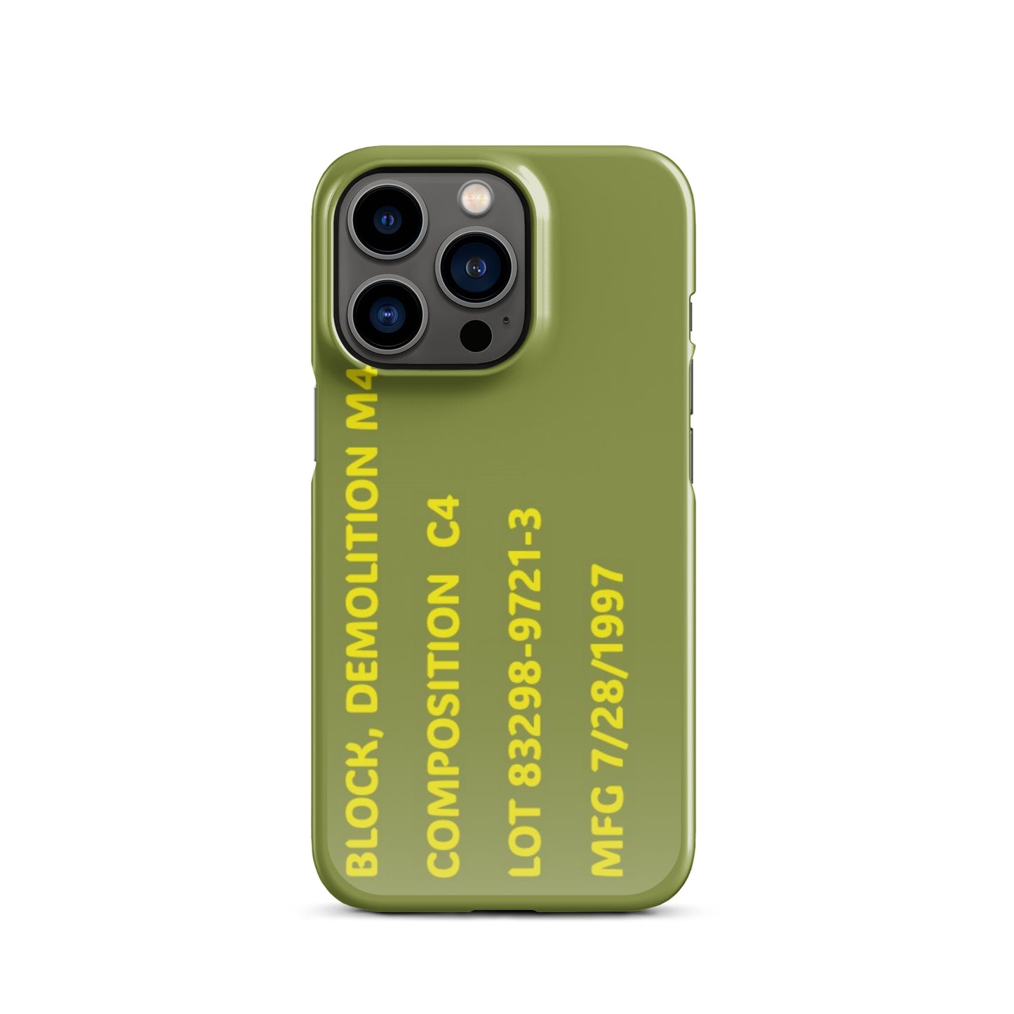 C4 Demolitions Block Cell Phone Cover I-phone