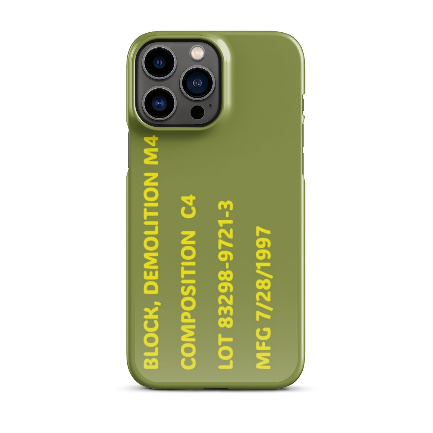 C4 Demolitions Block Cell Phone Cover I-phone