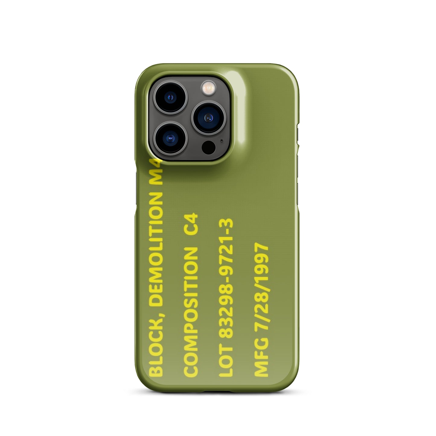 C4 Demolitions Block Cell Phone Cover I-phone