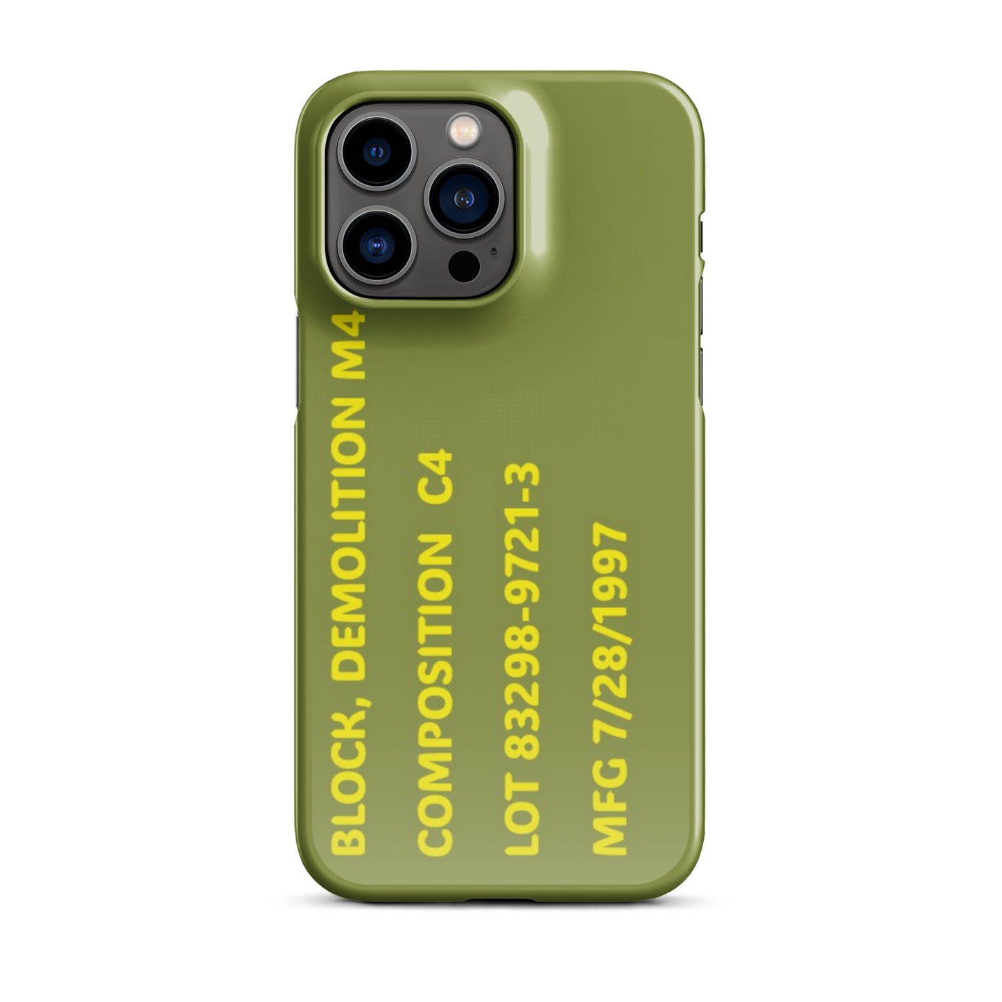 C4 Demolitions Block Cell Phone Cover I-phone