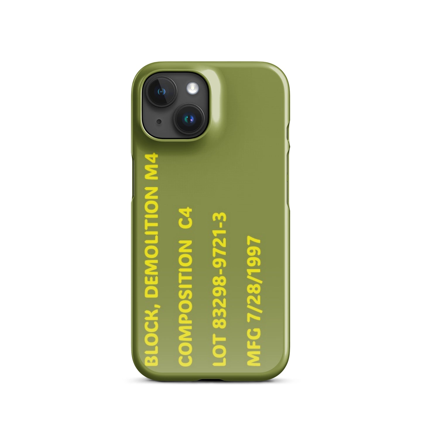 C4 Demolitions Block Cell Phone Cover I-phone