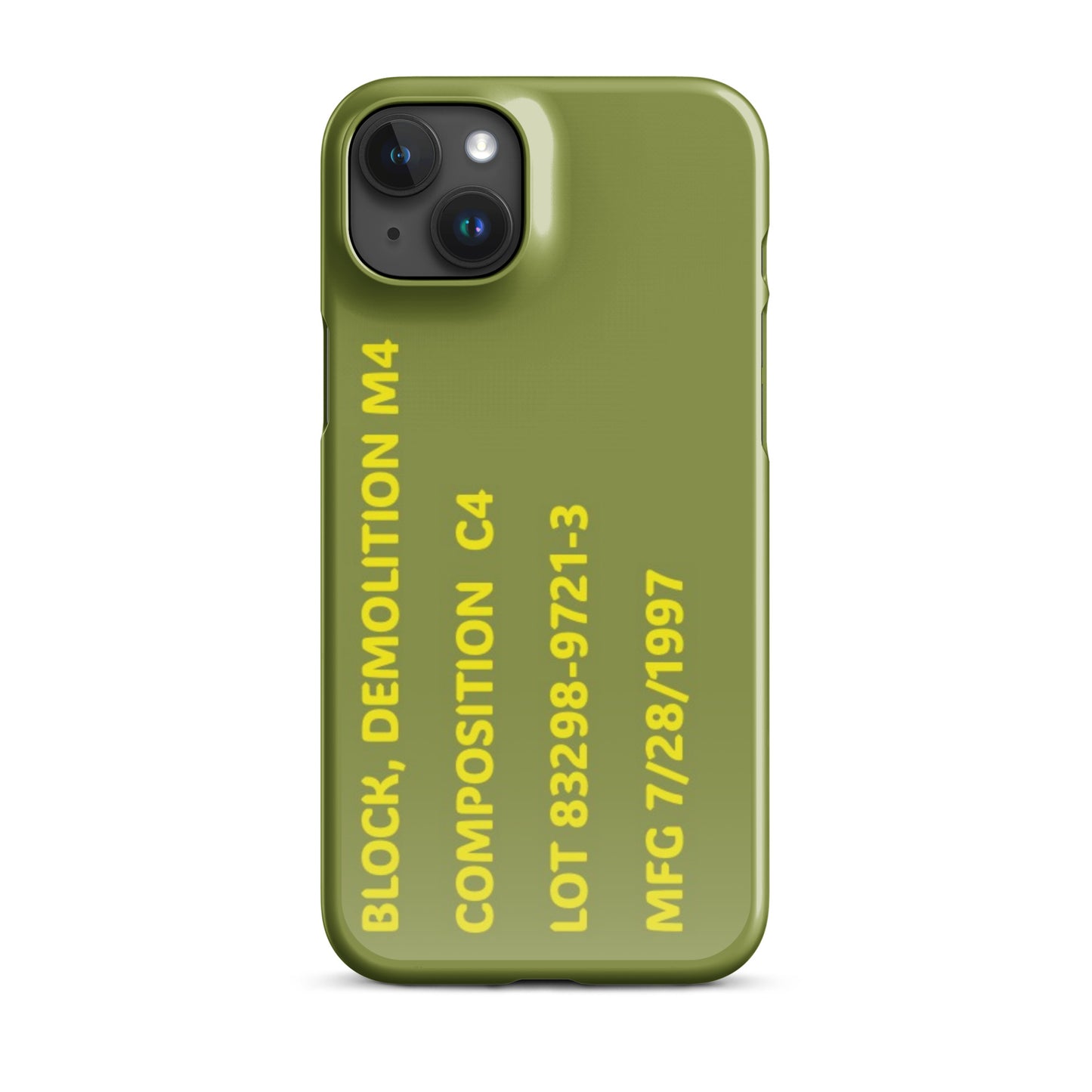 C4 Demolitions Block Cell Phone Cover I-phone