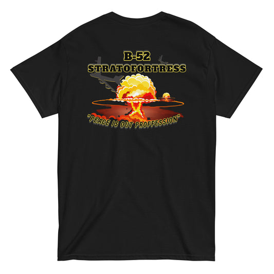 "PEACE IS OUR PROFESSION" USAF B-52 STRATOFORTRESS NUCLEAR ATTACK T-SHIRT