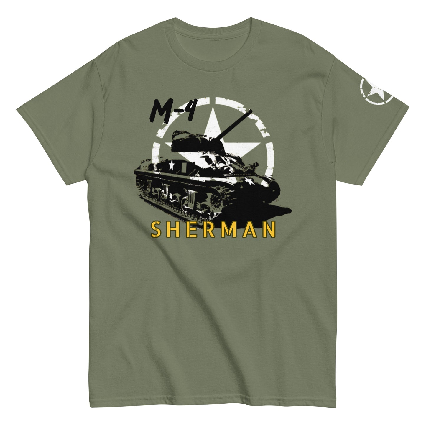 WW2 M4 SHERMAN TANK T-SHIRT