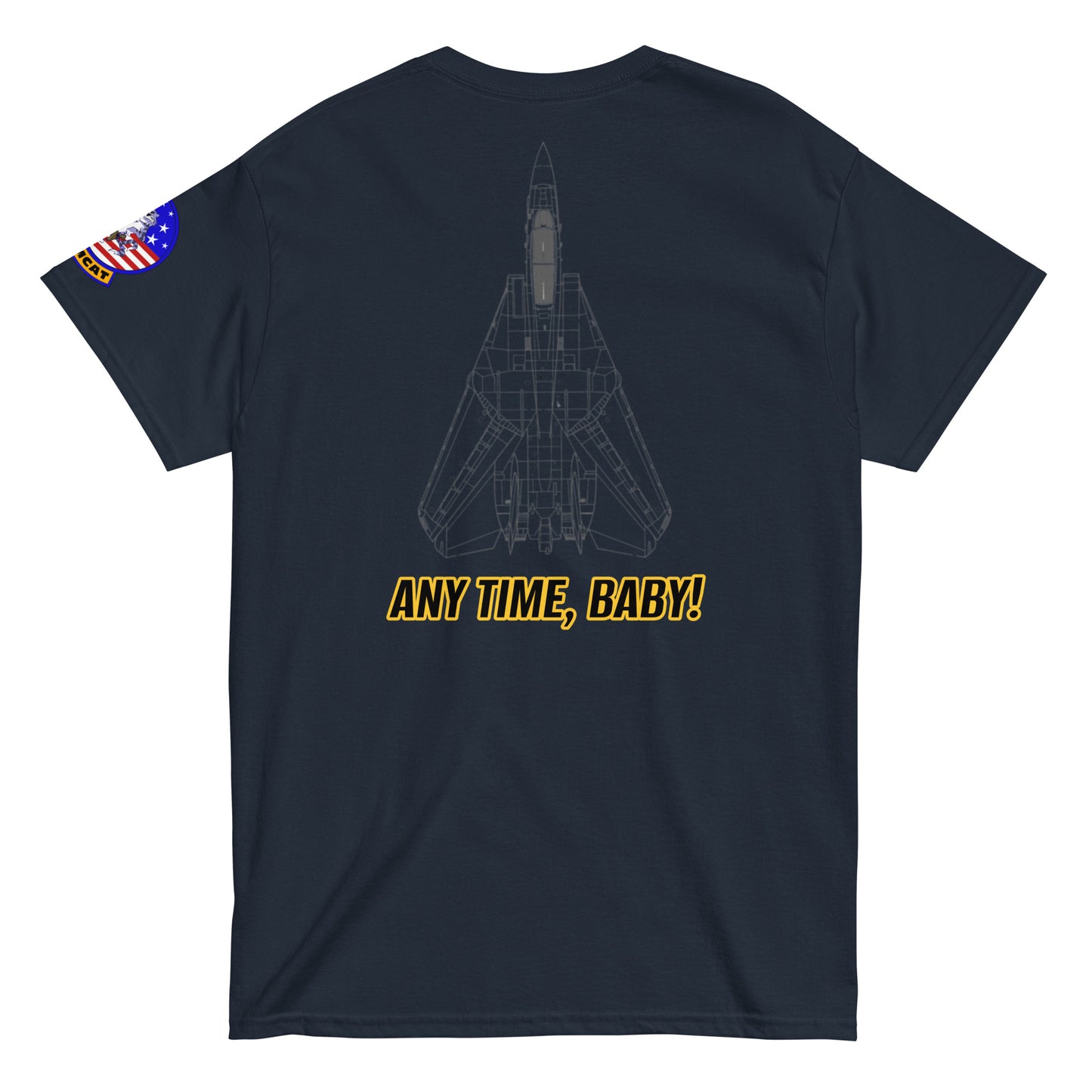 US NAVY F-14 TOMCAT FIGHTER ANY TIME BABY T-SHIRT